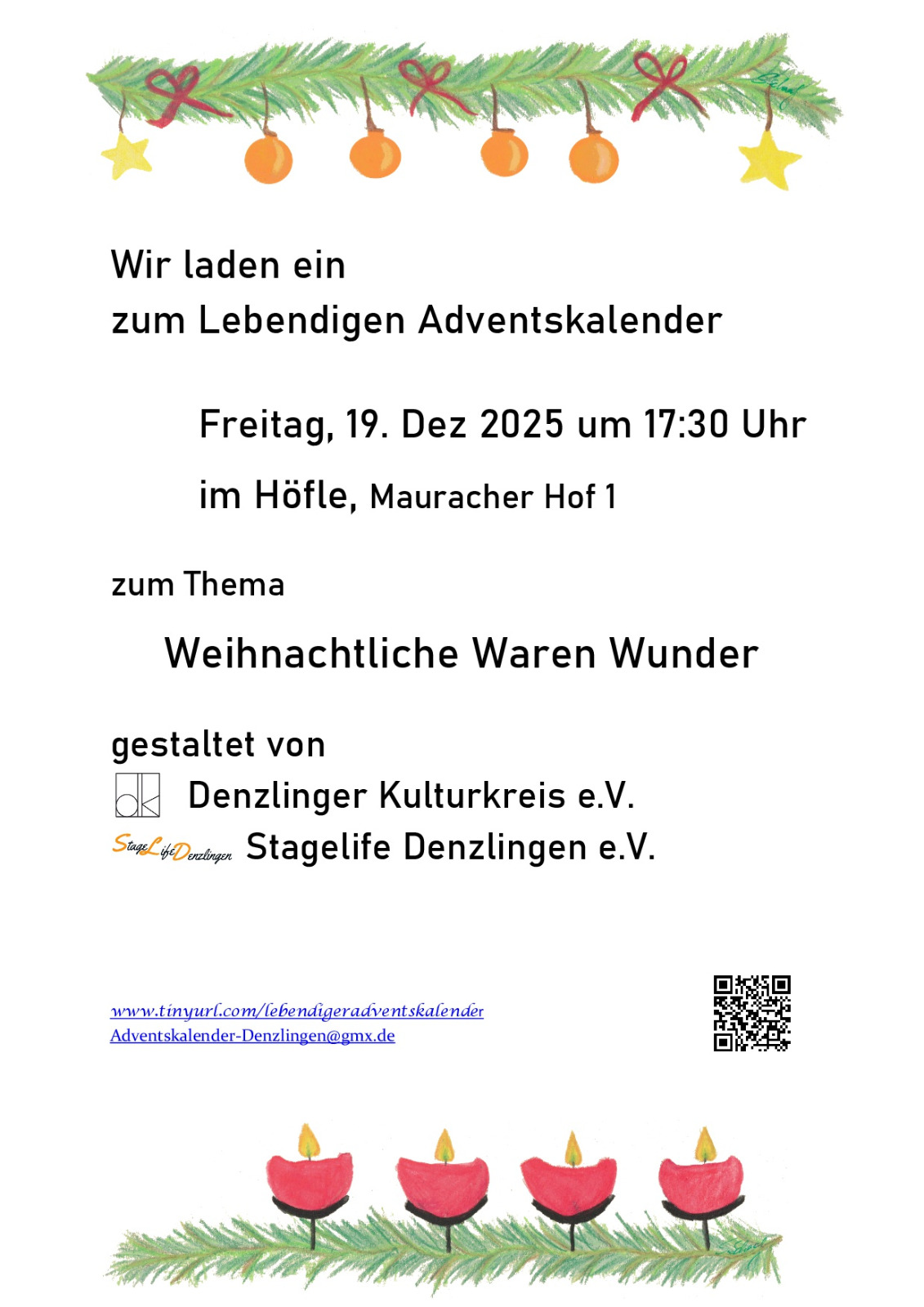 Denzlinger Adventskalender im Mauracher Hof